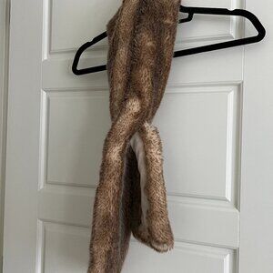 Luxurious Faux Fur Pull-Through Scarf